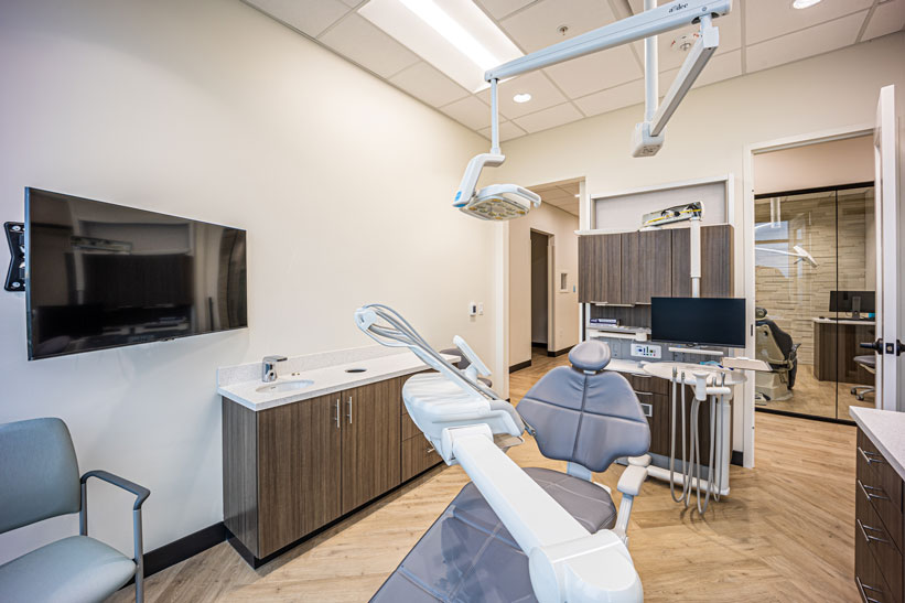 Vero Dental Lehi Utah dentist office dentist chair with instruments